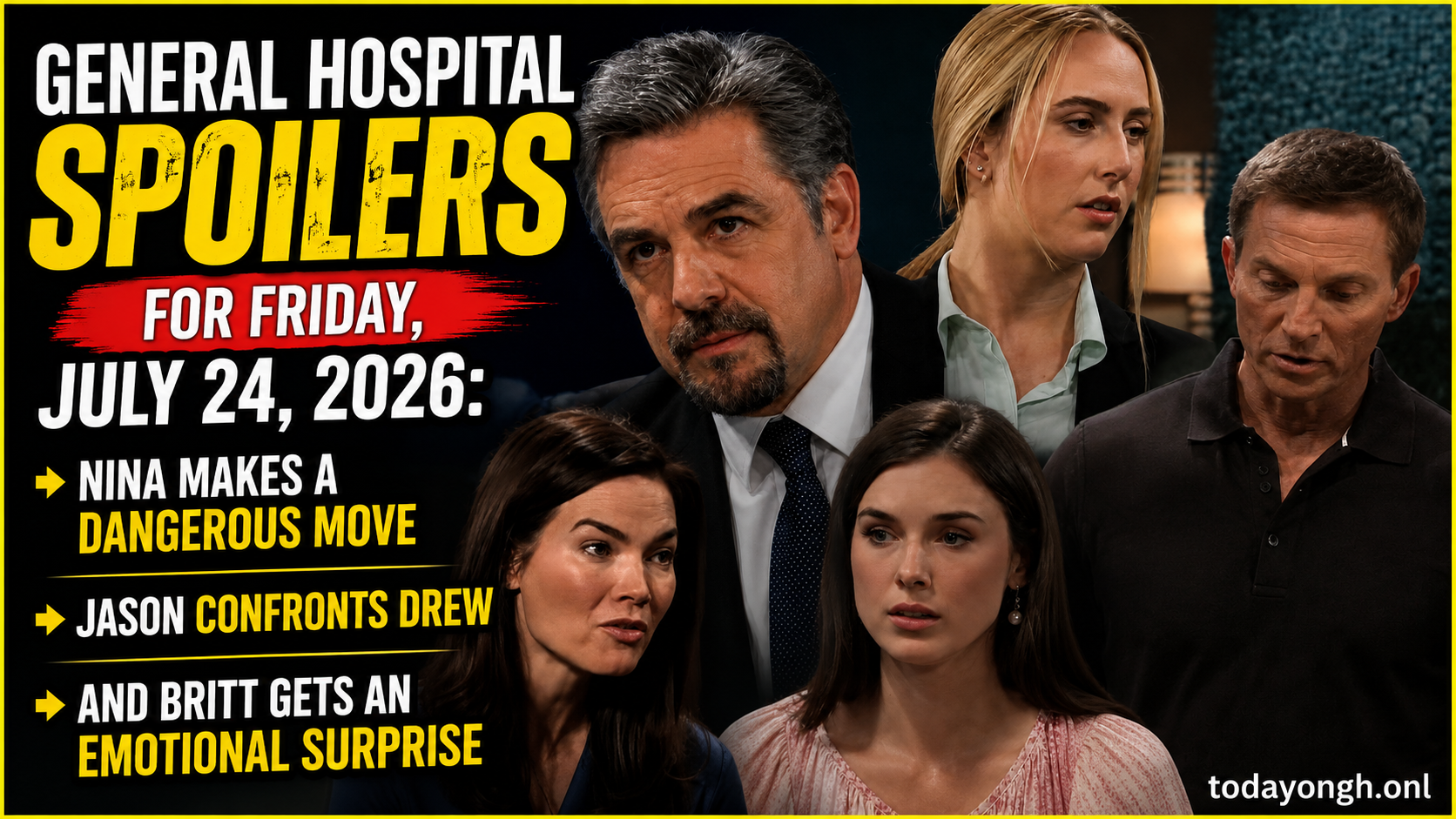 General Hospital spoilers for Friday, July 24, 2026