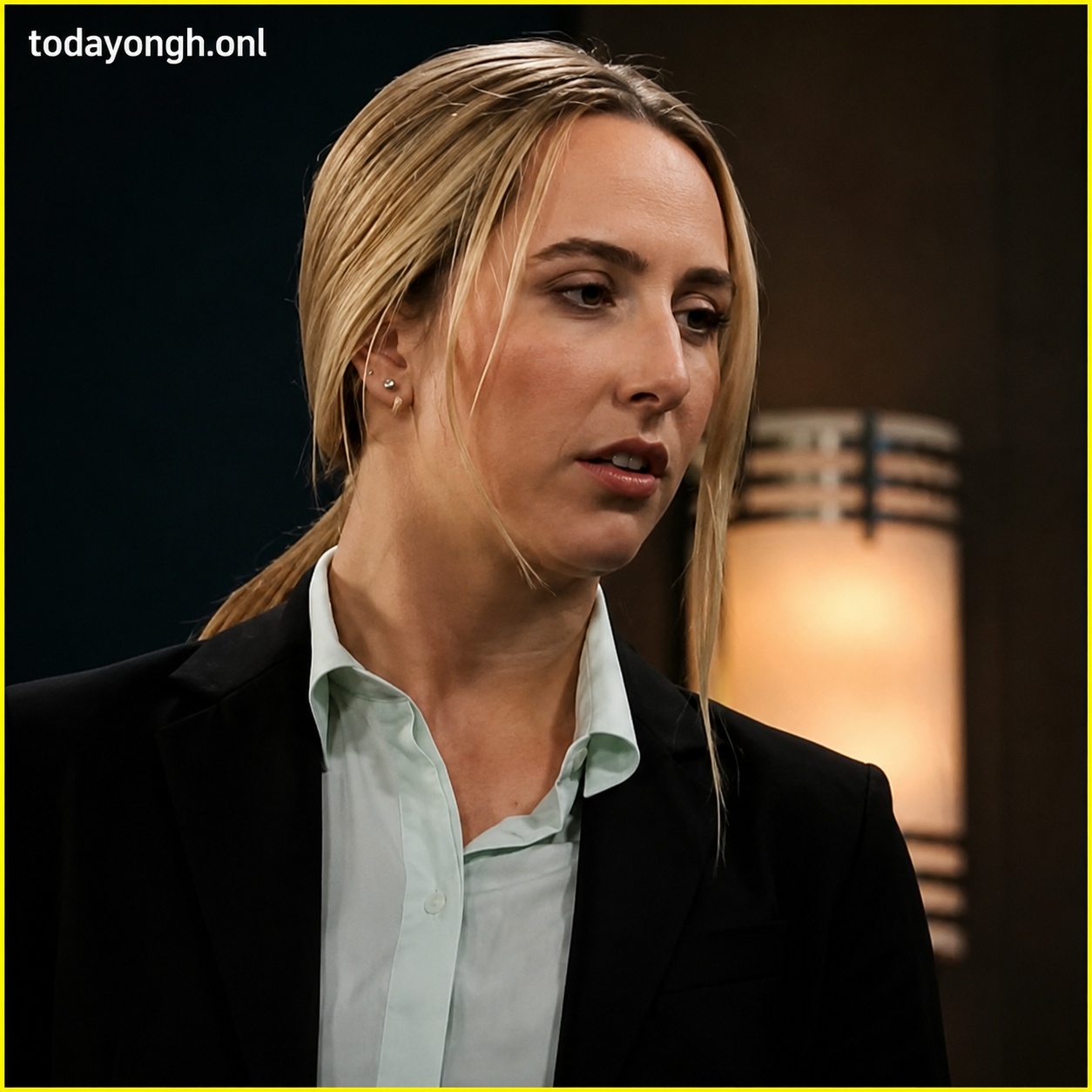 Josslyn pressures Brennan for the truth on General Hospital