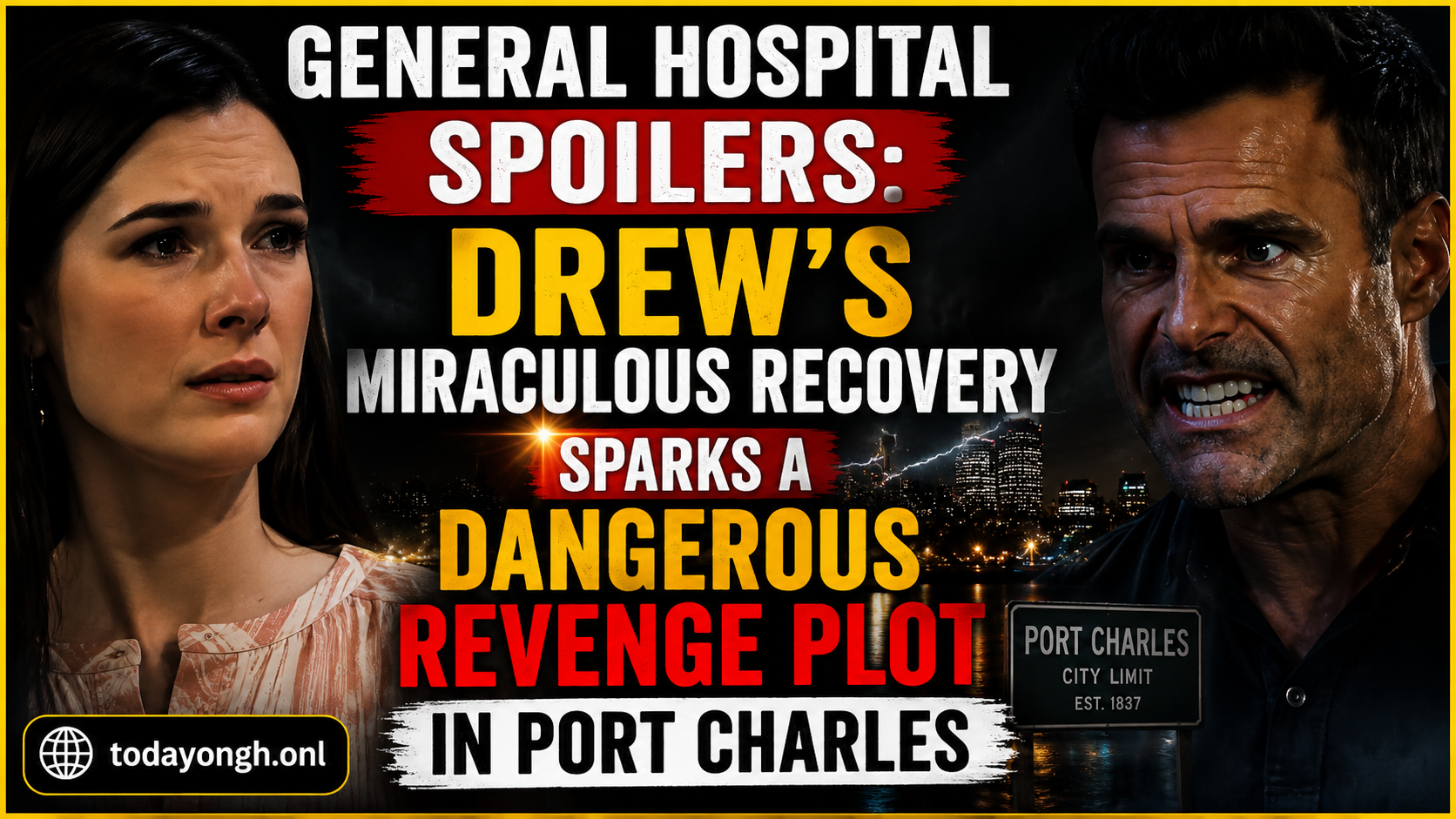 Drew wakes up ready for revenge on General Hospital featured image