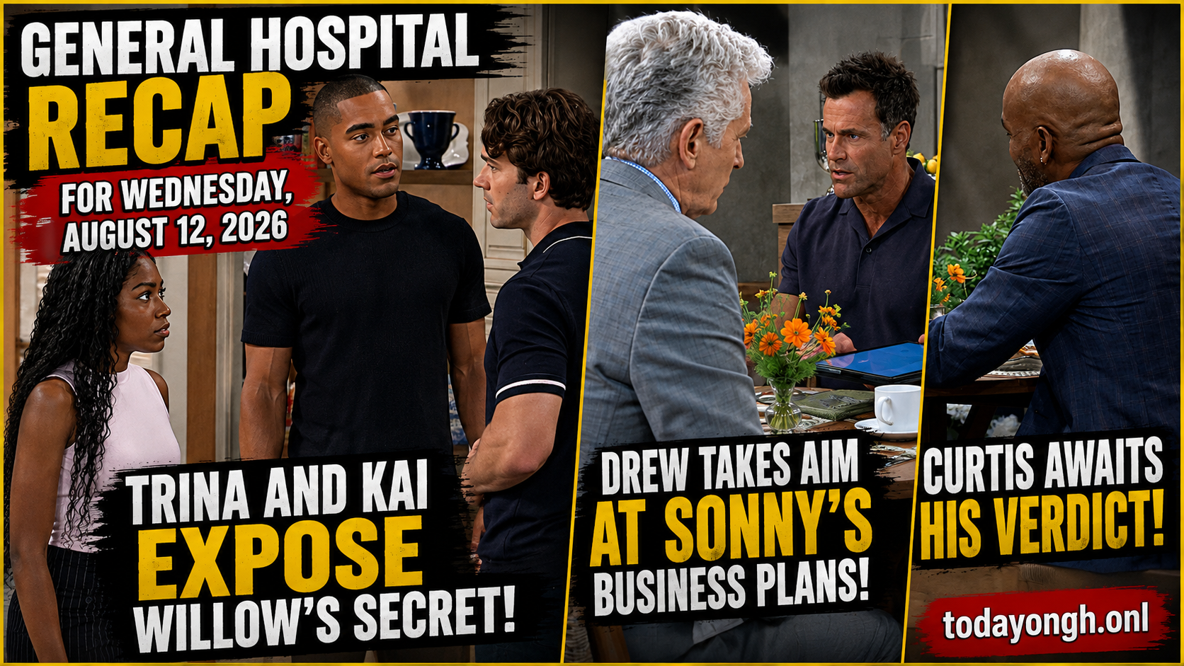 General Hospital recap for Wednesday, August 12, 2026