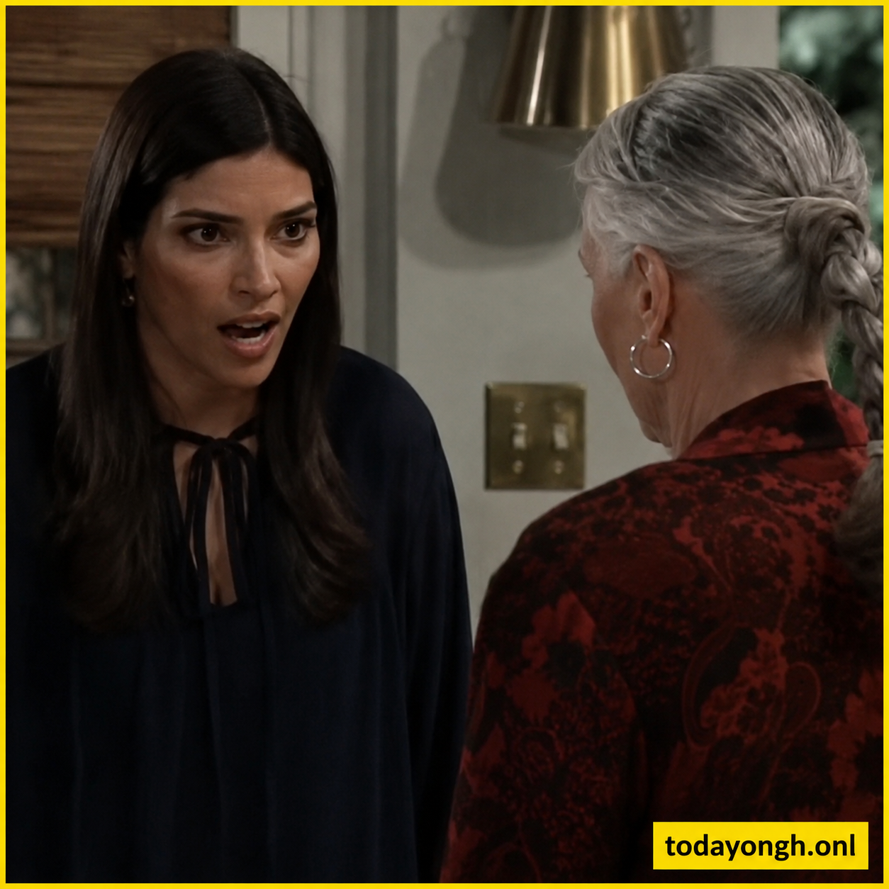 Brook Lynn Quartermaine confronts Tracy over Willow’s return to the gatehouse.