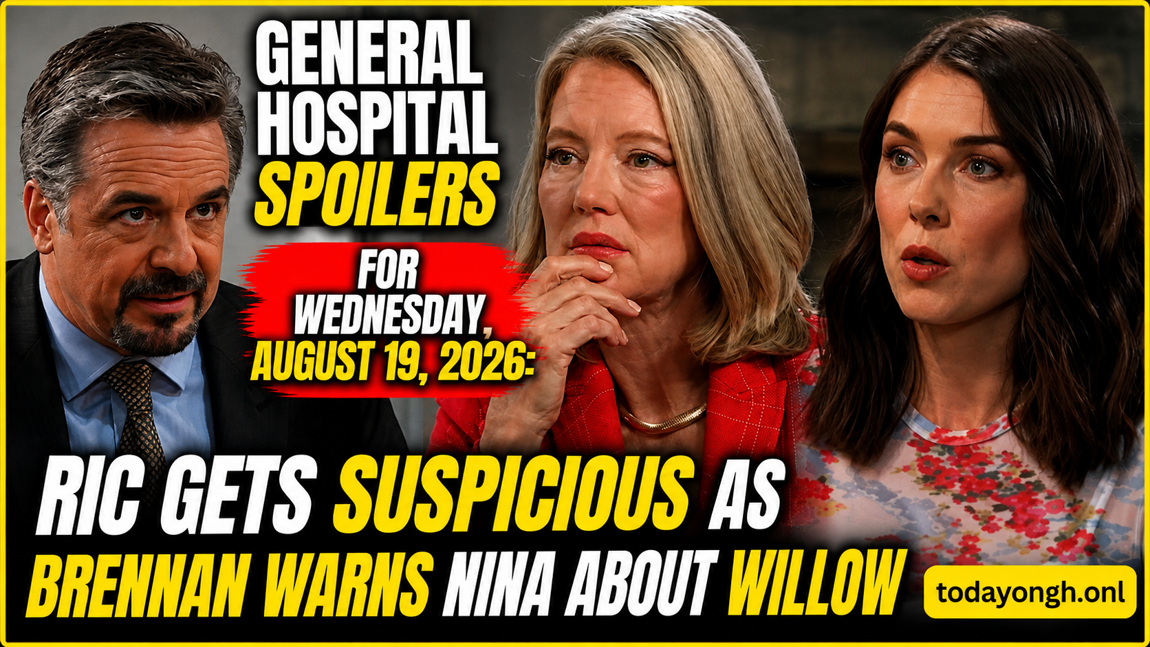 General Hospital spoilers for Wednesday, August 19, 2026