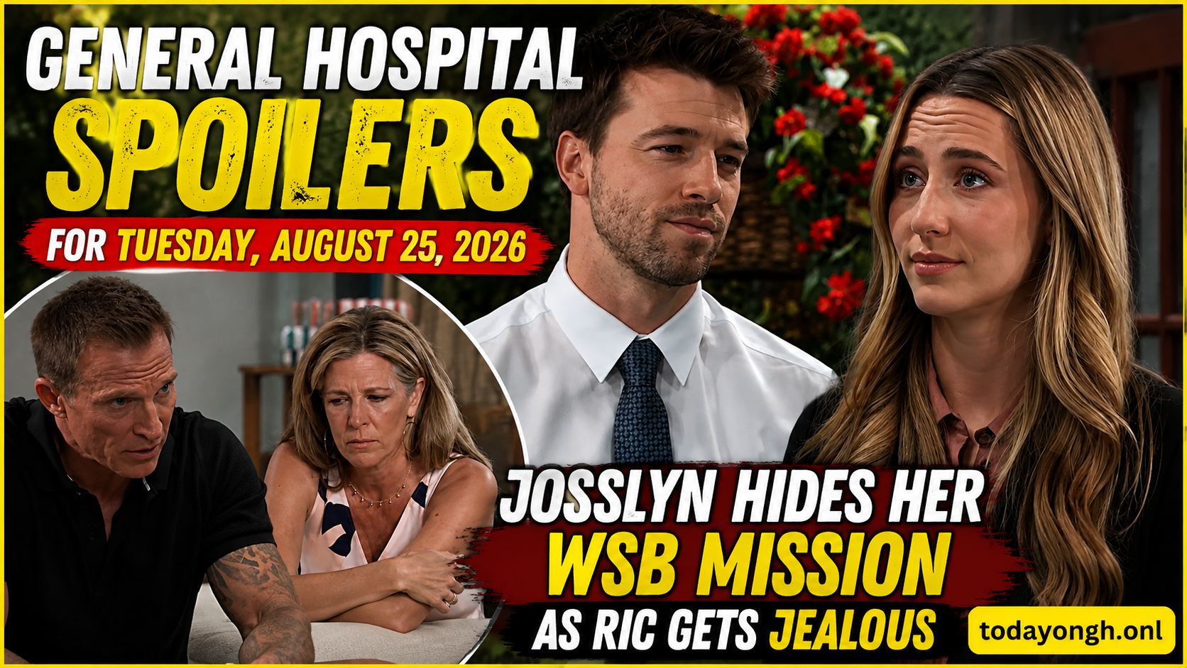 General Hospital spoilers for Tuesday, August 25, 2026