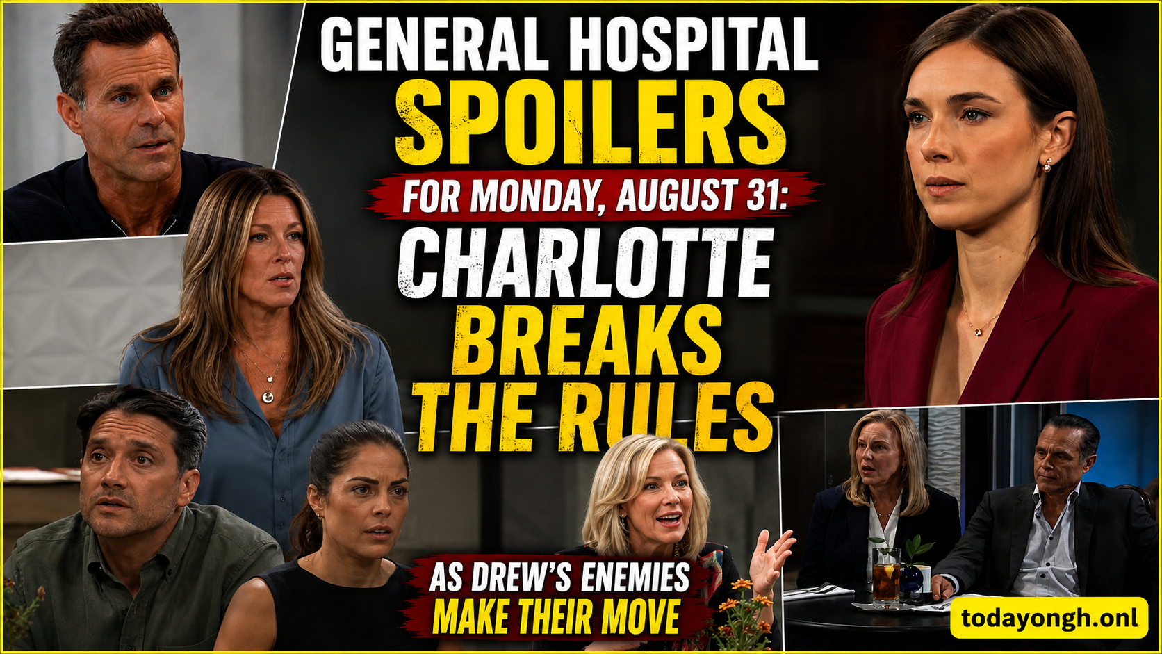 General Hospital Spoilers for Monday, August 31, 2026