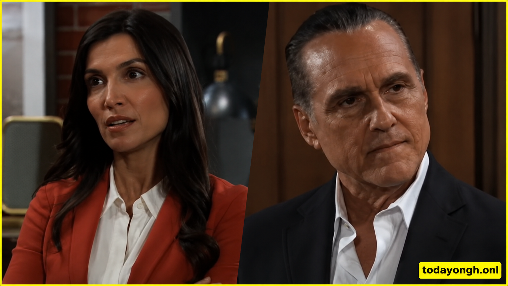 Sonny Corinthos and Justine Turner discuss the confusing signals they’ve been sending Donna.