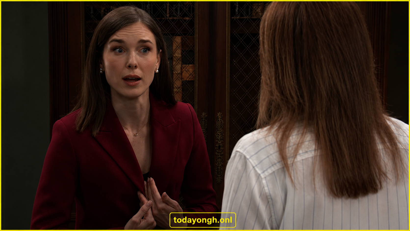 Alexis Davis confronts Willow Cain about the hidden evidence in Drew's shooting.